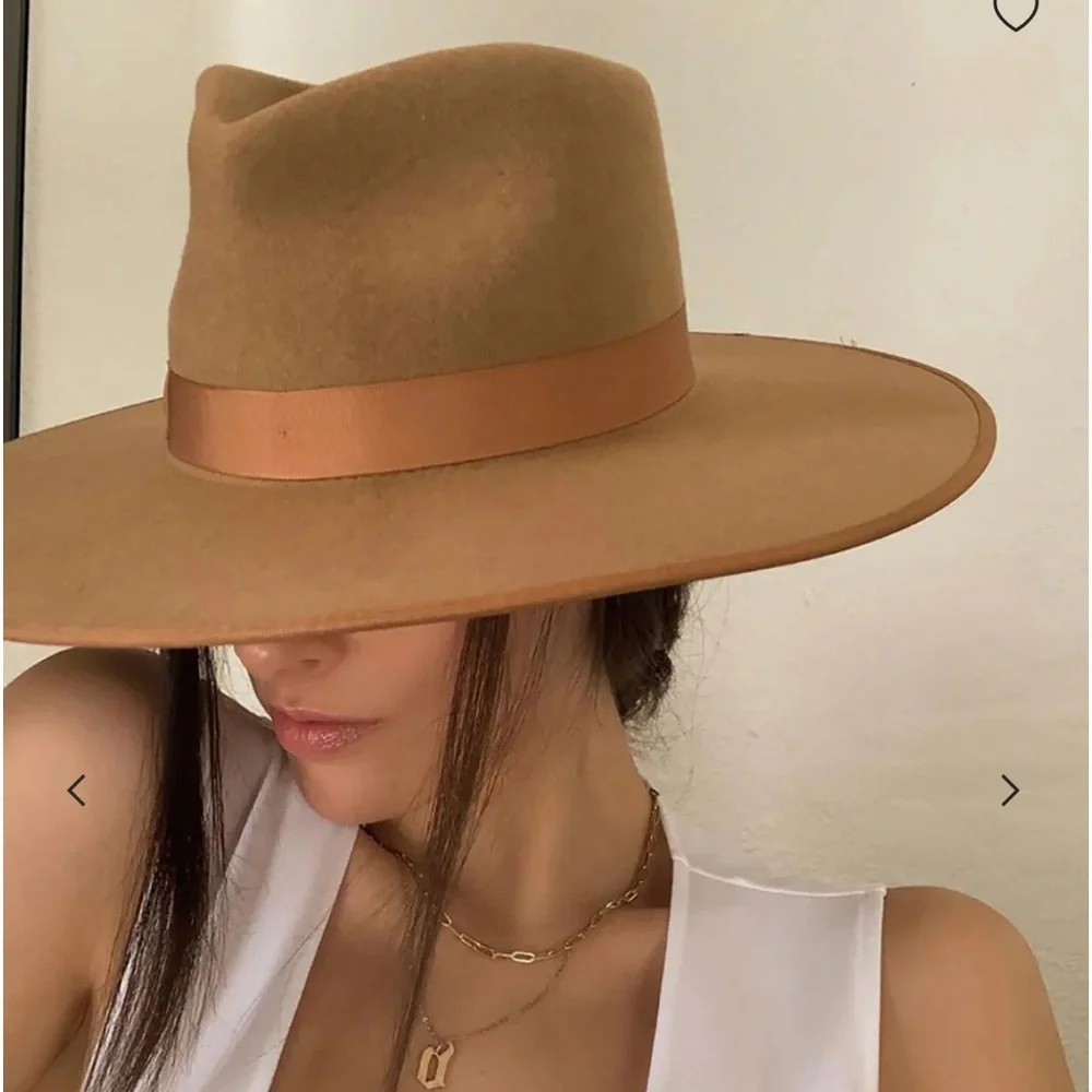 Western-Style Rancher Hat by Lack of Color Size Small in beige  like new - Picture 12 of 13